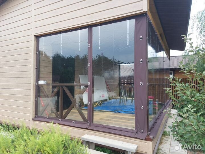 Мягкие окна для уличных кафе, павильонов, складов