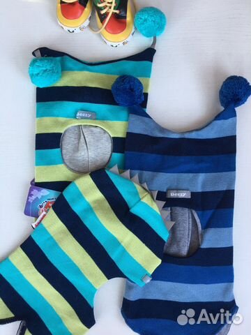 Шапка шлем для мальчика