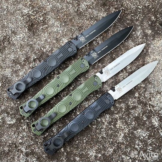 Нож складной BM391 ст.D2 (Benchmade) (микс) (зелён