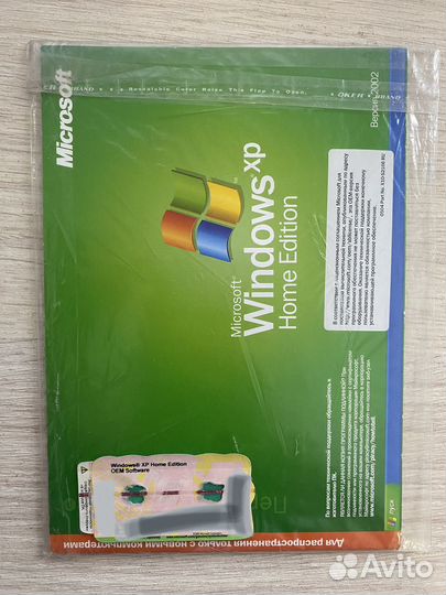Оригинальный диск Windows XP home