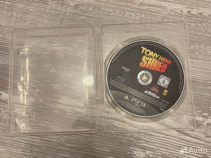 Видеоигра Tony Hawk shred с доской PS3