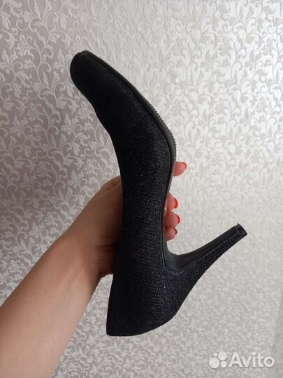 Туфли с блестками