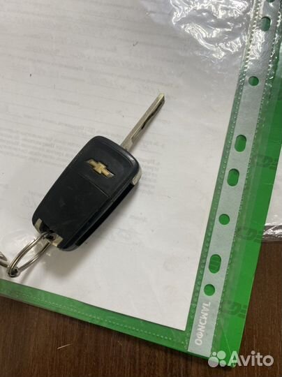 Chevrolet ключ зажигания