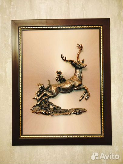 Панно Ключница Олень