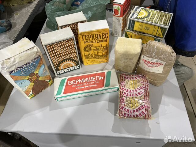 Продукты СССР (вермишель, геркулес, макароны.) купить в Москве | Хобби ...