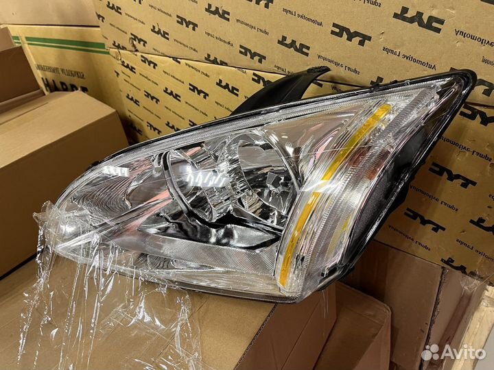 Фары Ford Focus 2 Хром