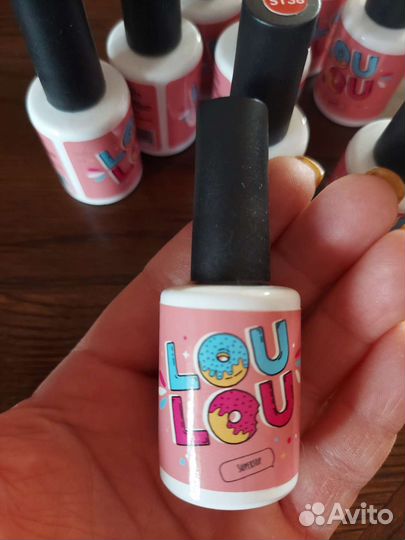 Гель-лак Топ цветной для маникюра