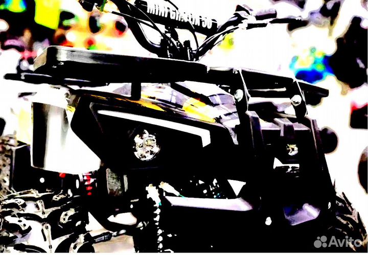 Детский квадроцикл Mini Grizlik X16 (PS) желтый