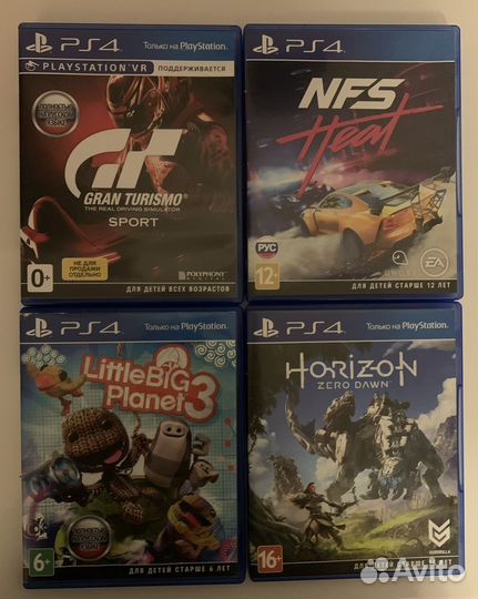 Игры для приставок PS4