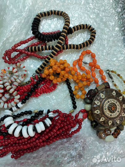 Бусы СССР и Чехословакия 10 ниток