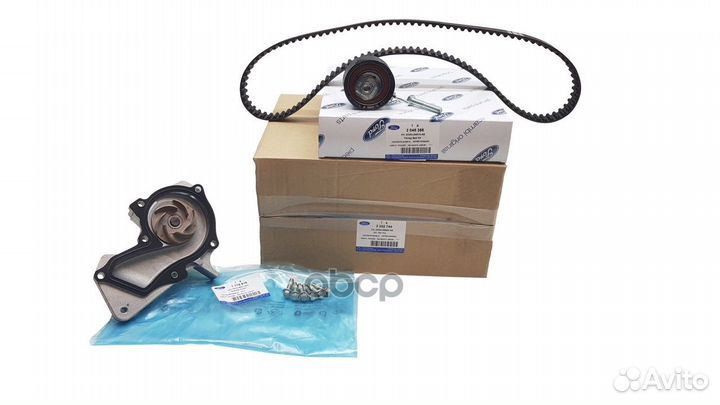Комплект ремня грм + насос водяной 2302744 ford