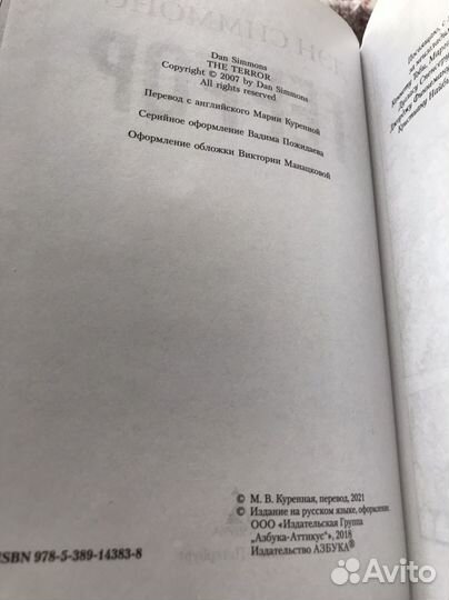 Дэн Симмонс, Террор