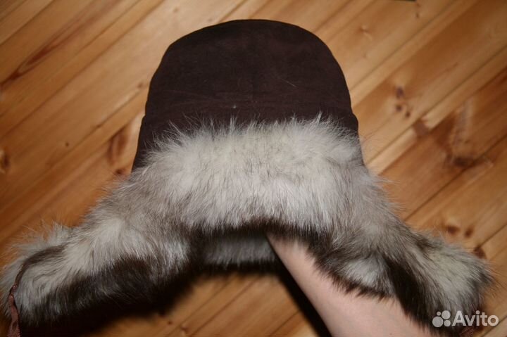 Шапка из песца новая