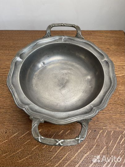 Вазочка оловянная