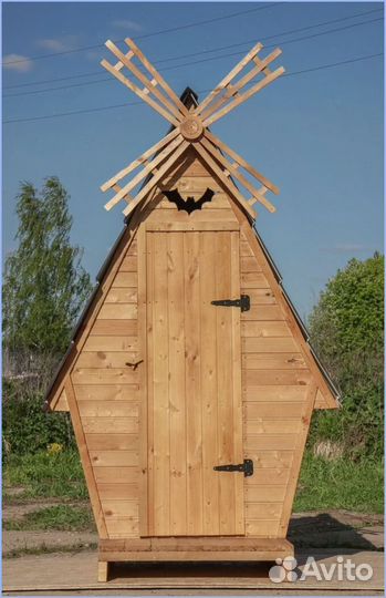 Дачный туалет деревянный CEW