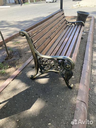 Скамейка чугунная