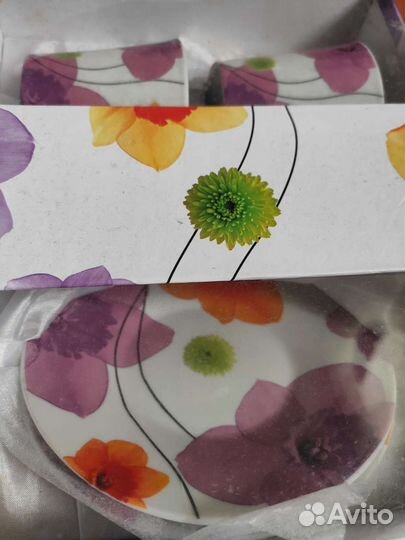 Бронь. Чайная пара, чашка с блюдцем