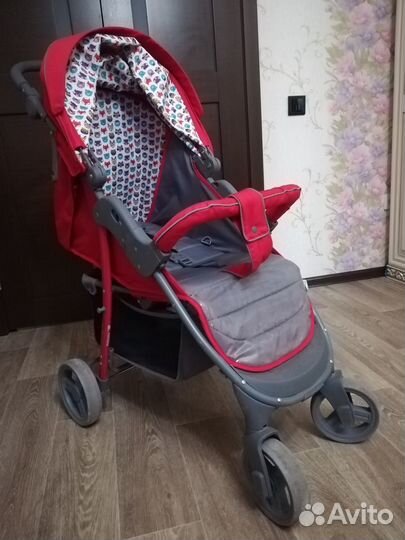 Прогулочная коляска Corol S-8,цвет красный