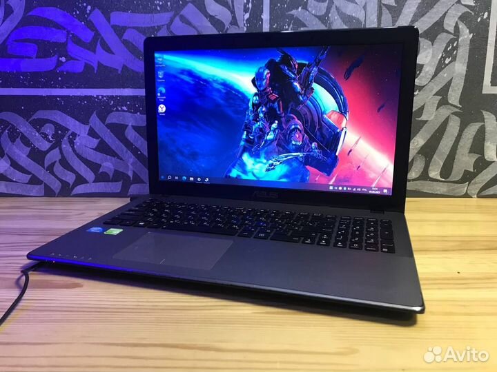 Быстрый ноутбук Asus 2видеокарты/Intel/SSD/8gb