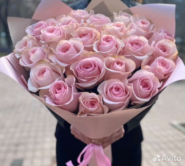 Живые Цветы Розы Букеты с доставкой