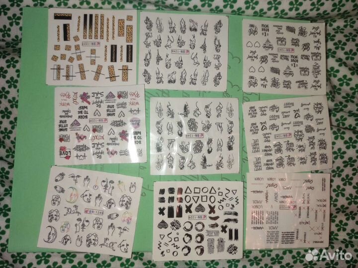 Наклейки для ногтей