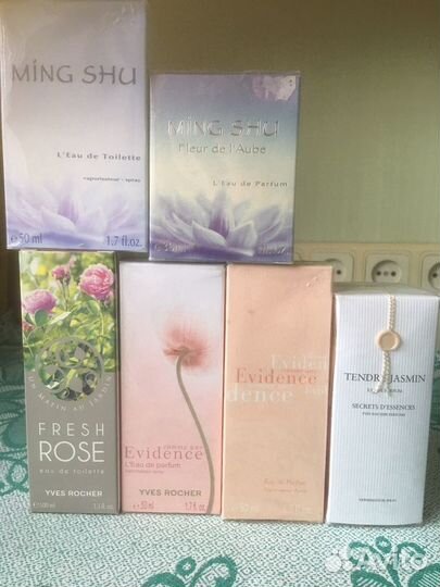 Туалетная вода Аvon, Yves Rocher, Coty Адидас