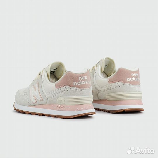 New Balance 574 L.Grey Pink Wmns