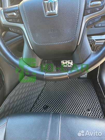 Коврики EVA 3D 3д с бортами Toyota Crown 210/220