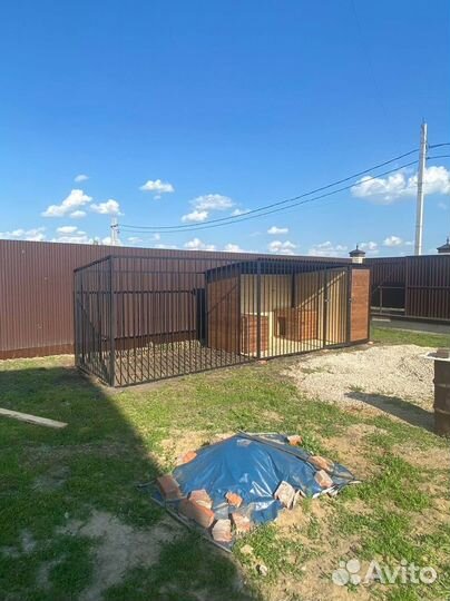 Вольер для собак под ключ