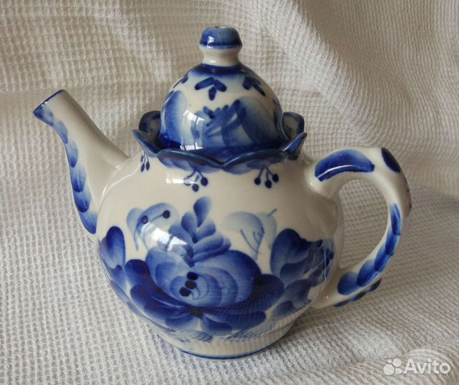 Чайник заварочный гжель