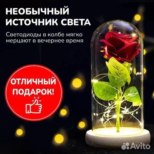 Роза в колбе