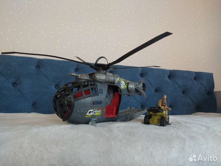 Игрушка вертолёт, машинка, солдат