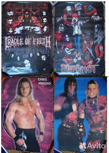 Плакаты Рок №2.,поп групп,фильмы,техника