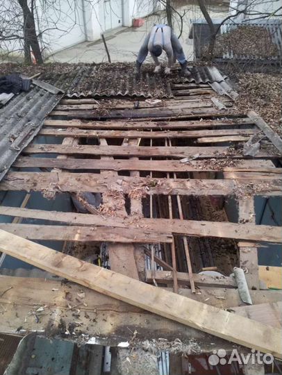 Ремонт крыш, заливка бетонного пола, штукатурка