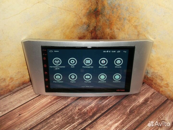 Магнитола Toyota Avensis Android 2003-2008