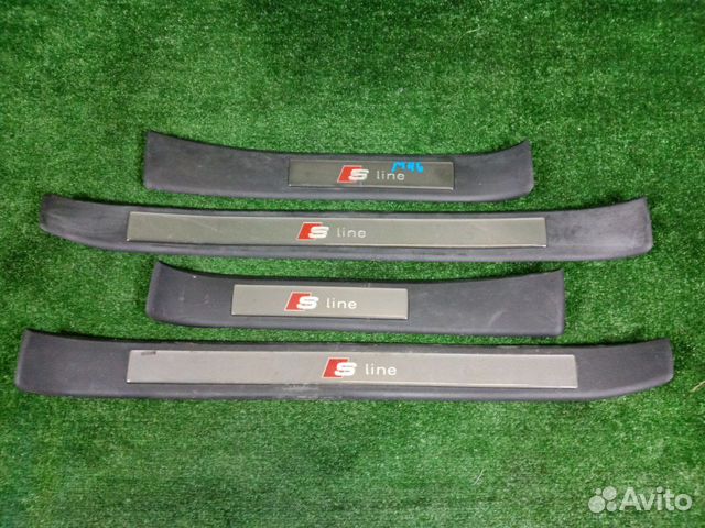 Накладка на порог салона (комплект) Audi A4 8E B6