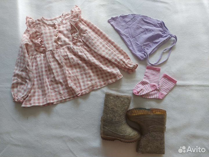 Вещи для девочки пакетом (р.80-98)