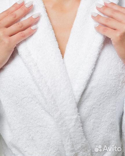 Махровый халат с именной вышивкой на заказ