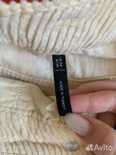 Шорты вельветовые ASOS