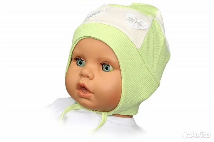 Шапочка на завязках