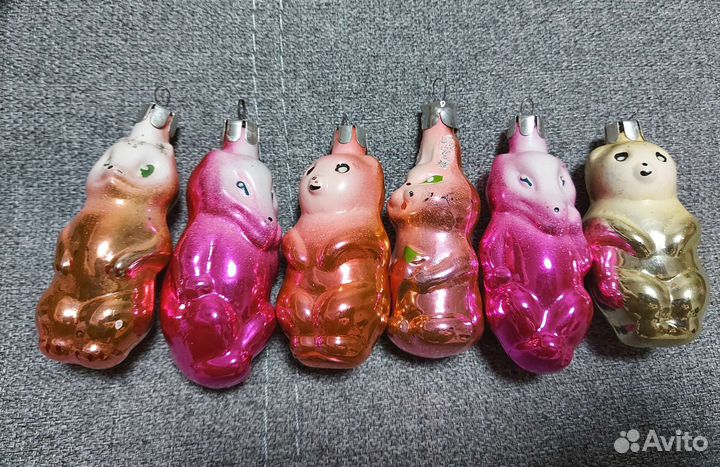 Елочные игрушки стекло