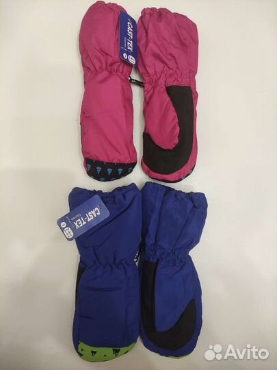 Новые Варежки краги 4-6,6-8 лет