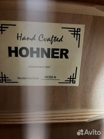 Гитара hohner HC03 N