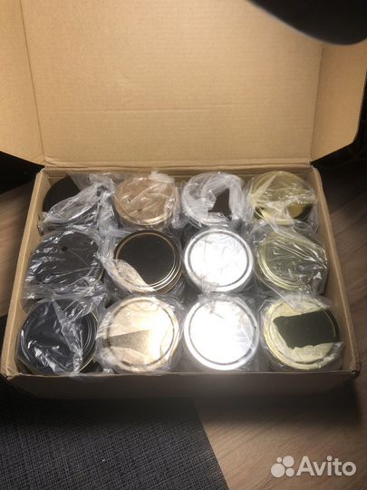 Алюминевая банка для свечей