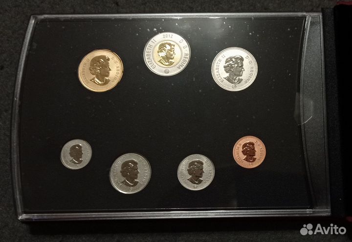 Монеты Канада Набор 2012 Фауна Утка