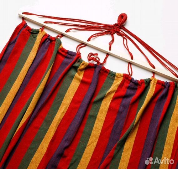 Гамак двухместный новый подвесной садовый