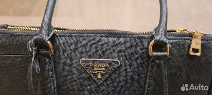 Cумка натуральная кожа Prada бу