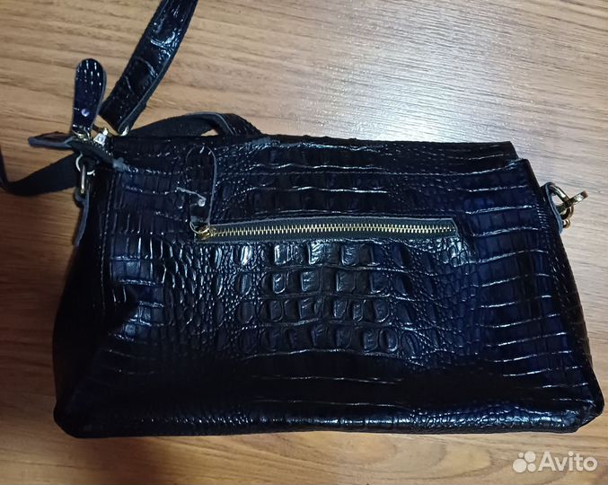 Сумка женская натуральная кожа под рептилию
