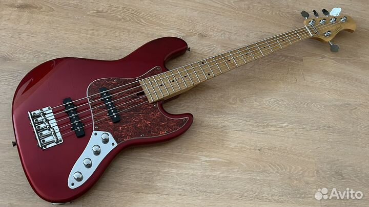 Бас гитара Bacchus BJB-5M Jazz Bass Red