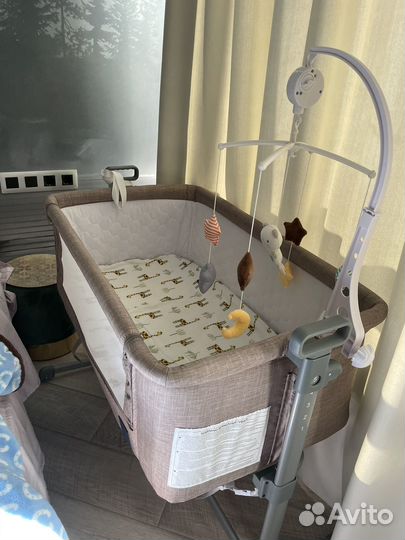 Приставная кроватка carrello luna